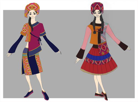 《月光搖籃曲》服裝設(shè)計之土家族少女服裝的藝術(shù)展現(xiàn)與文化內(nèi)涵